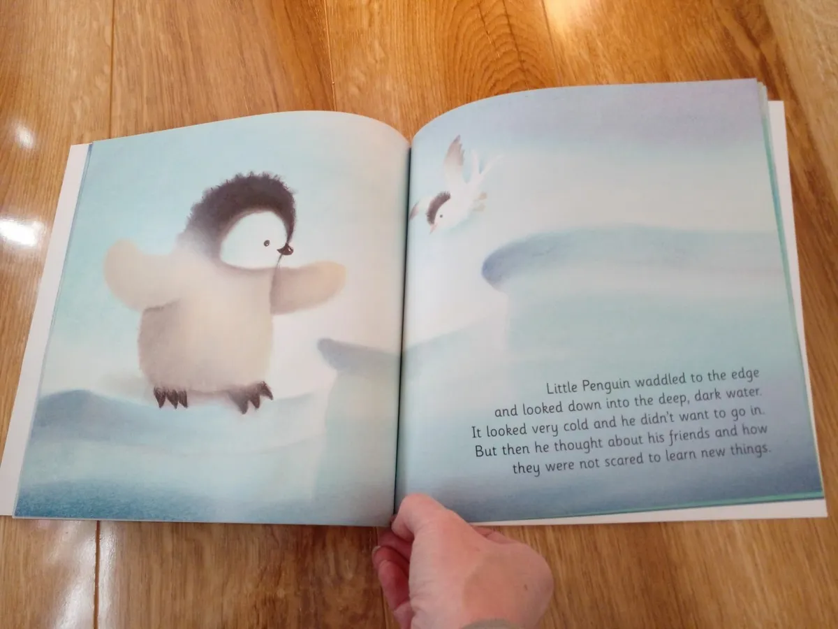 Little Penguin learns to swim picture book (new) - Image 3