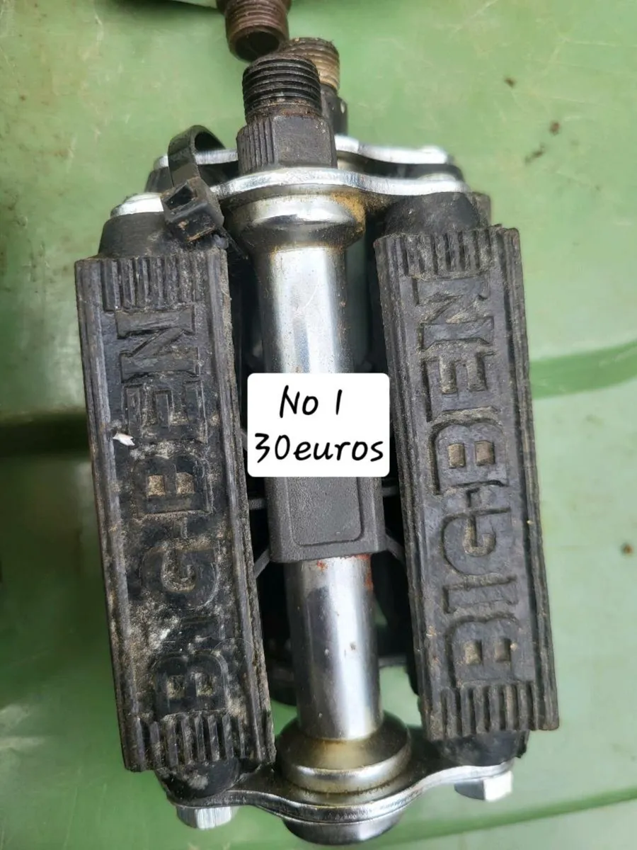 High nelly bicycle pedals vintage bicycle pedals - Image 1