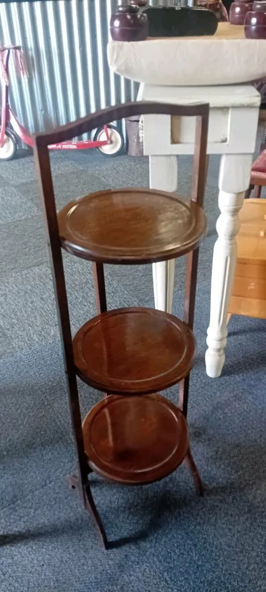 Early 20th Century Folding Cakestand - Image 1