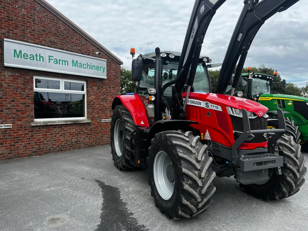 2021 MF 7718s + Q7M loader (No Vat) - Image 1