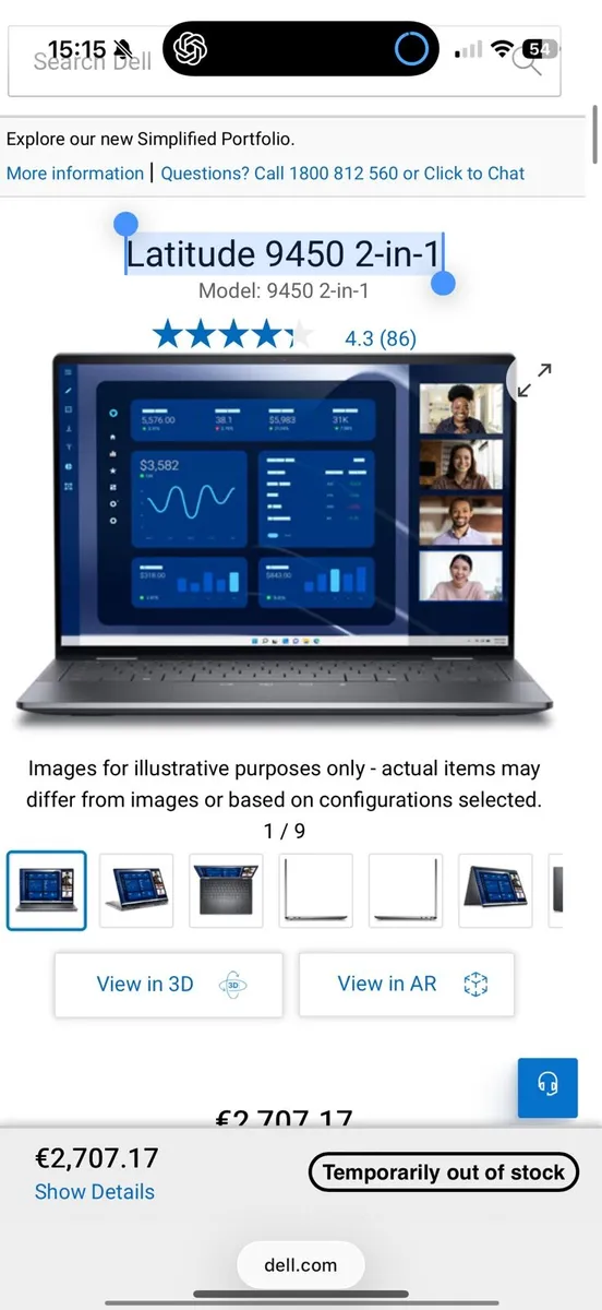 Dell Latitude 9450 2-in-1 64GB RAM - Image 4