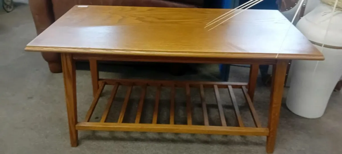 Mid Century Teak Coffee Table - Image 1