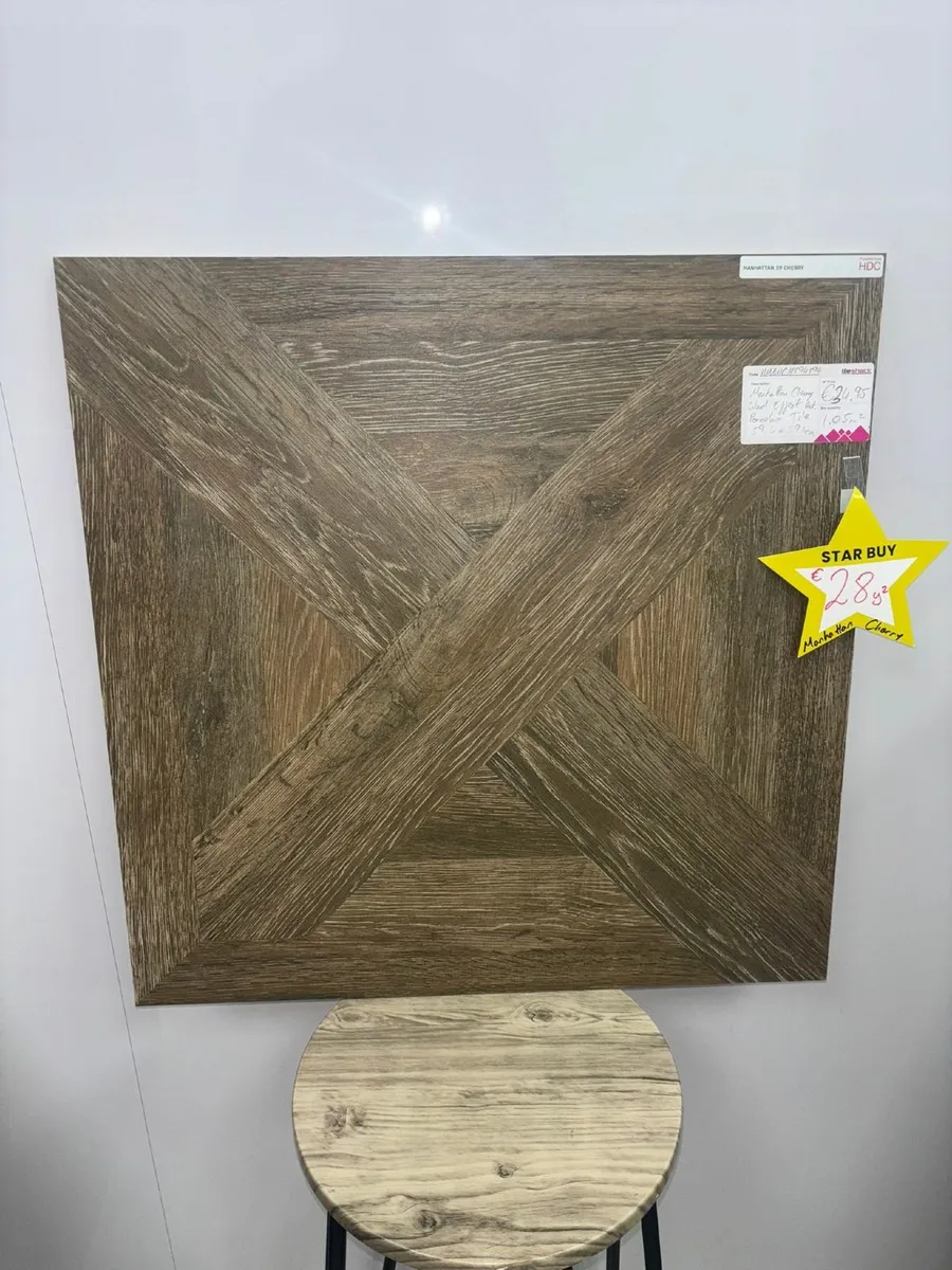 Tileshack - Stunning Wood-Effect Tile - Cherry - Image 1