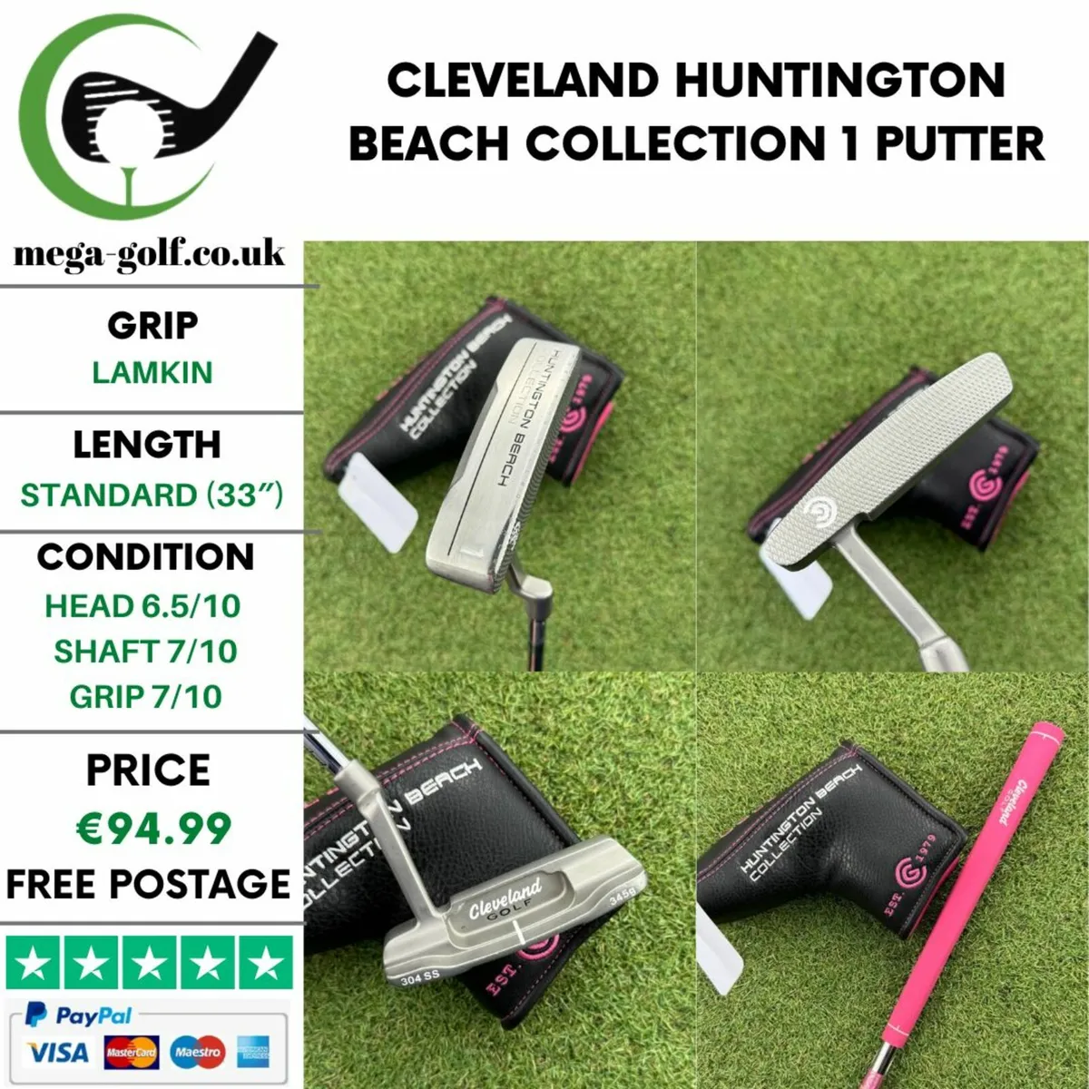 CLEVELAND HUNTINGTON BEACH COLLECTION 1 PUTTER - Image 1