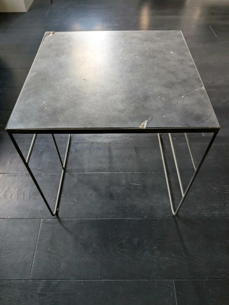 FREE Coffee/side table metal & concrete - Image 1