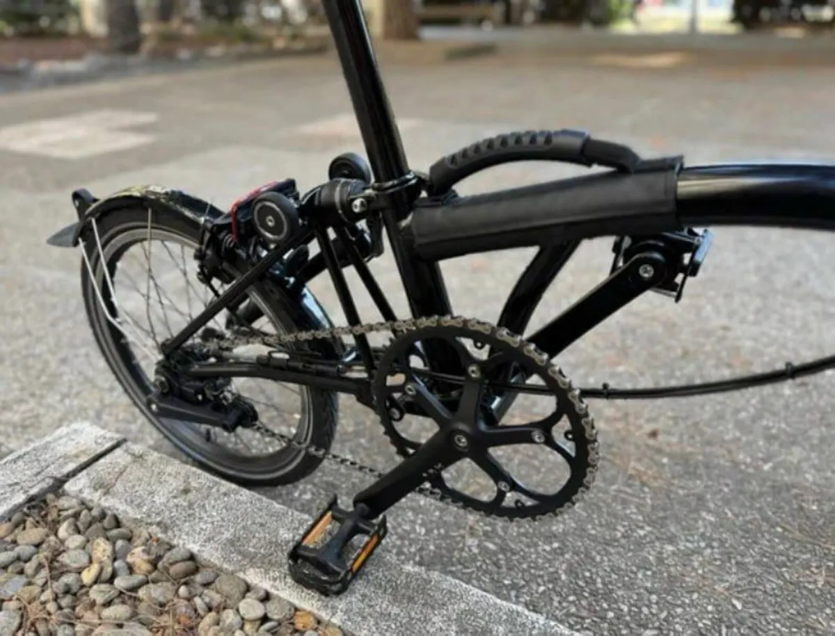 Brompton C Line Black Edition Bicycle Foldable - Image 3