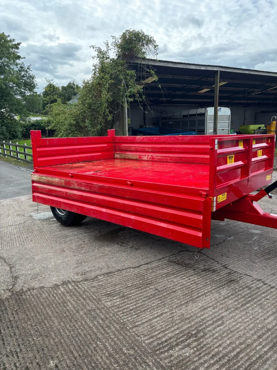 Herron 6.5 tonne 12x7 tipping trailer - Image 3