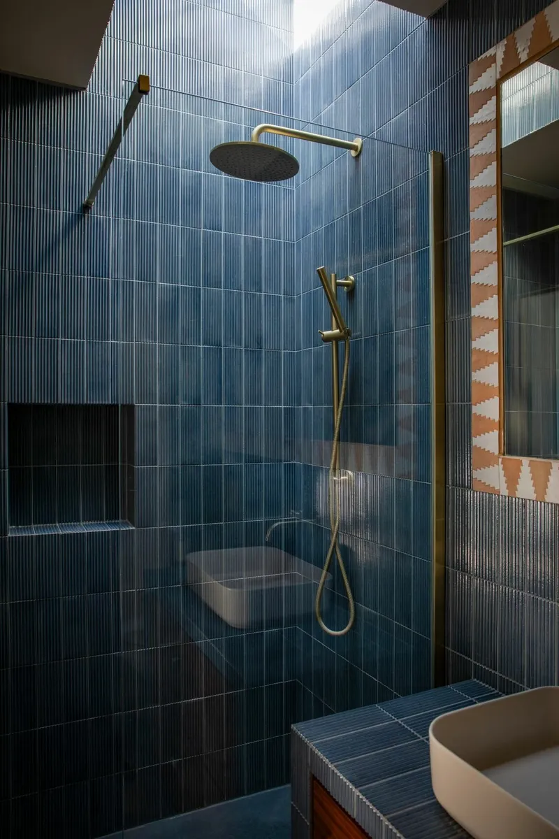Italian Marrazzi tiles - blue (8 boxes) M96L_RiceB - Image 1