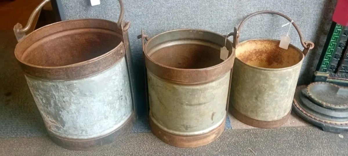 Vintage Iron Clad Gradiated Buckets