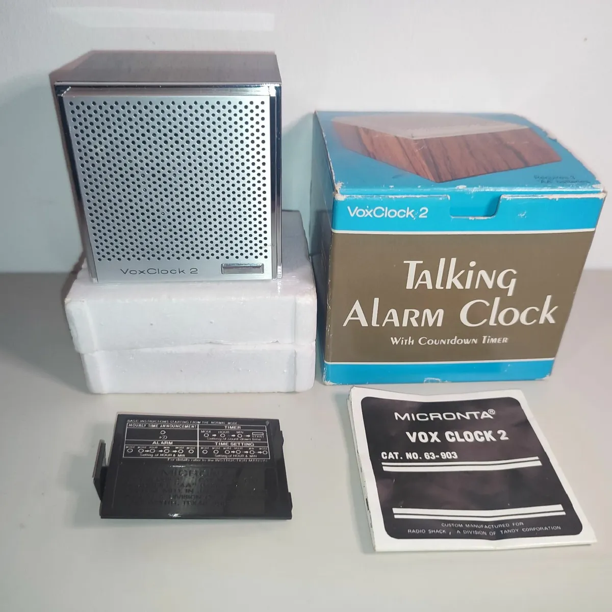 Vintage Vox Clock 2 Micronta-Tandy 63-903 Talking - Image 1
