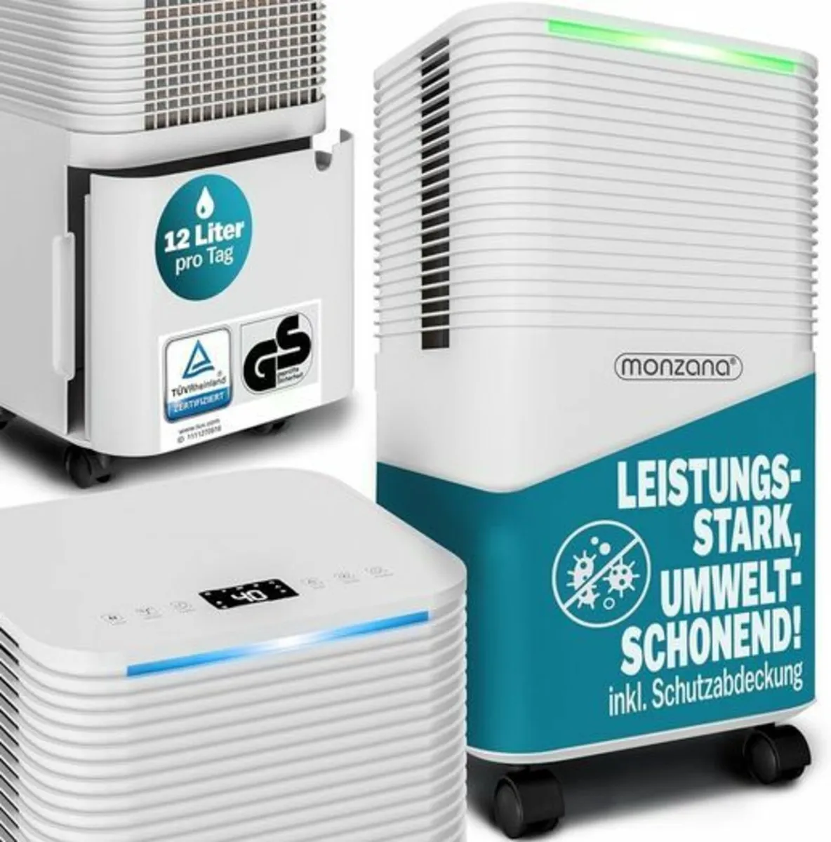 Electric Dehumidifier 15-20 m1b2L/Day LED Display - Image 1