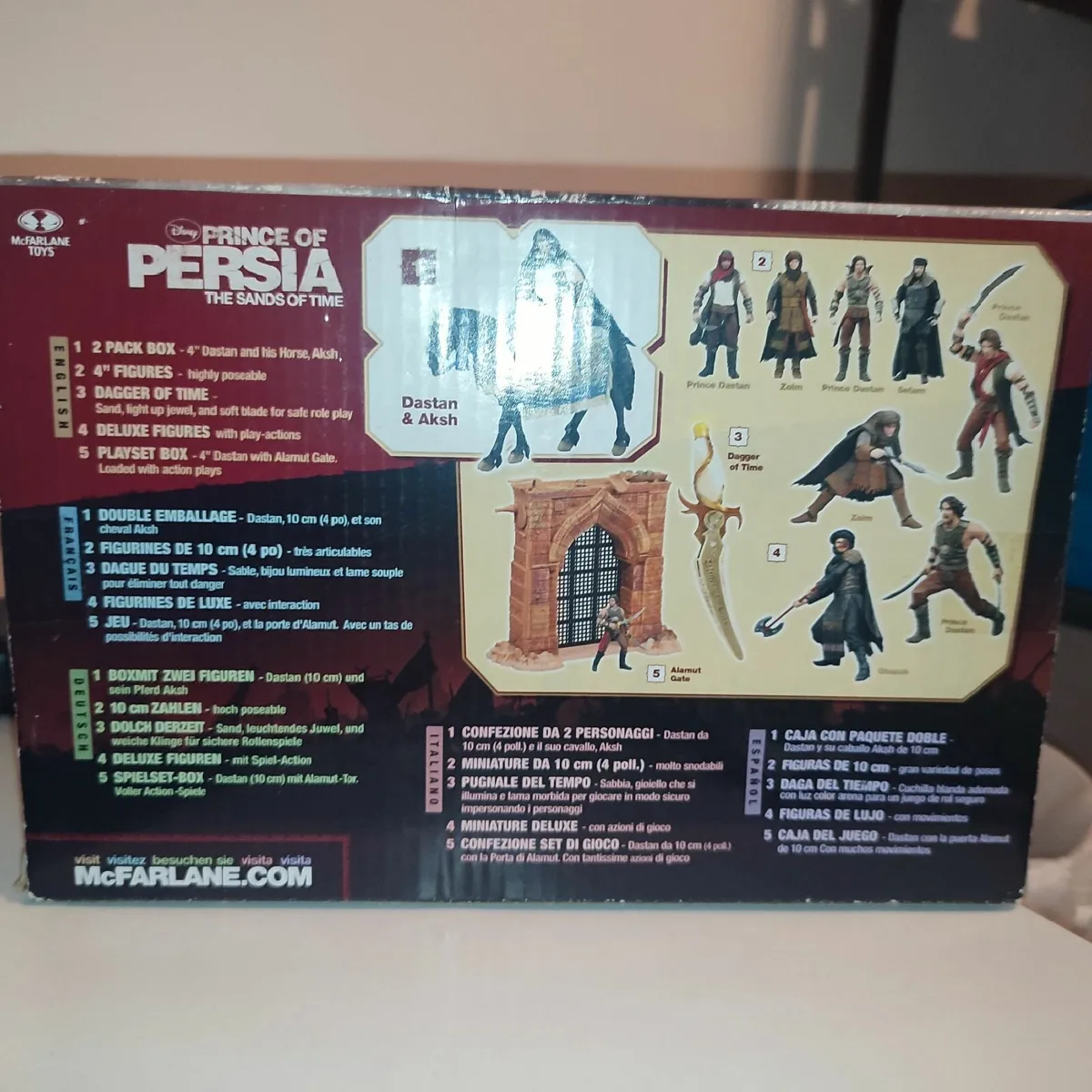 McFarlane Prince Dastan And Aksh Box set sealed - Image 2