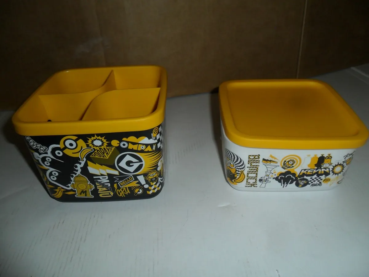 Tupperware cubix set of minions 2pcs - Image 2