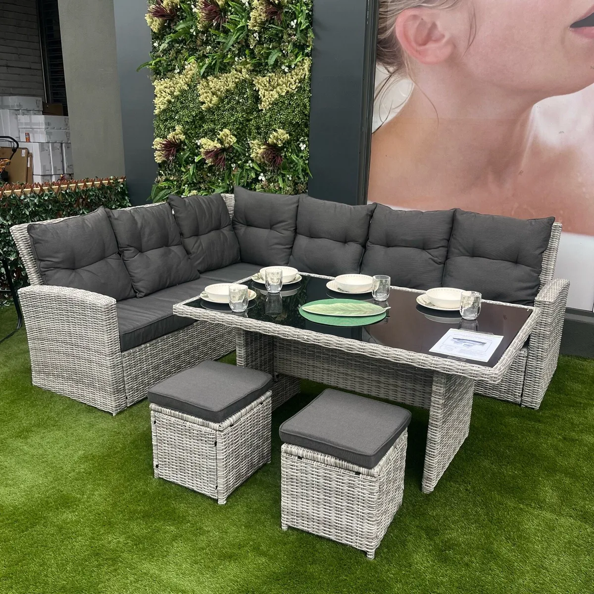 Palma 8-Seater Rattan Dining Set €599! - Image 1