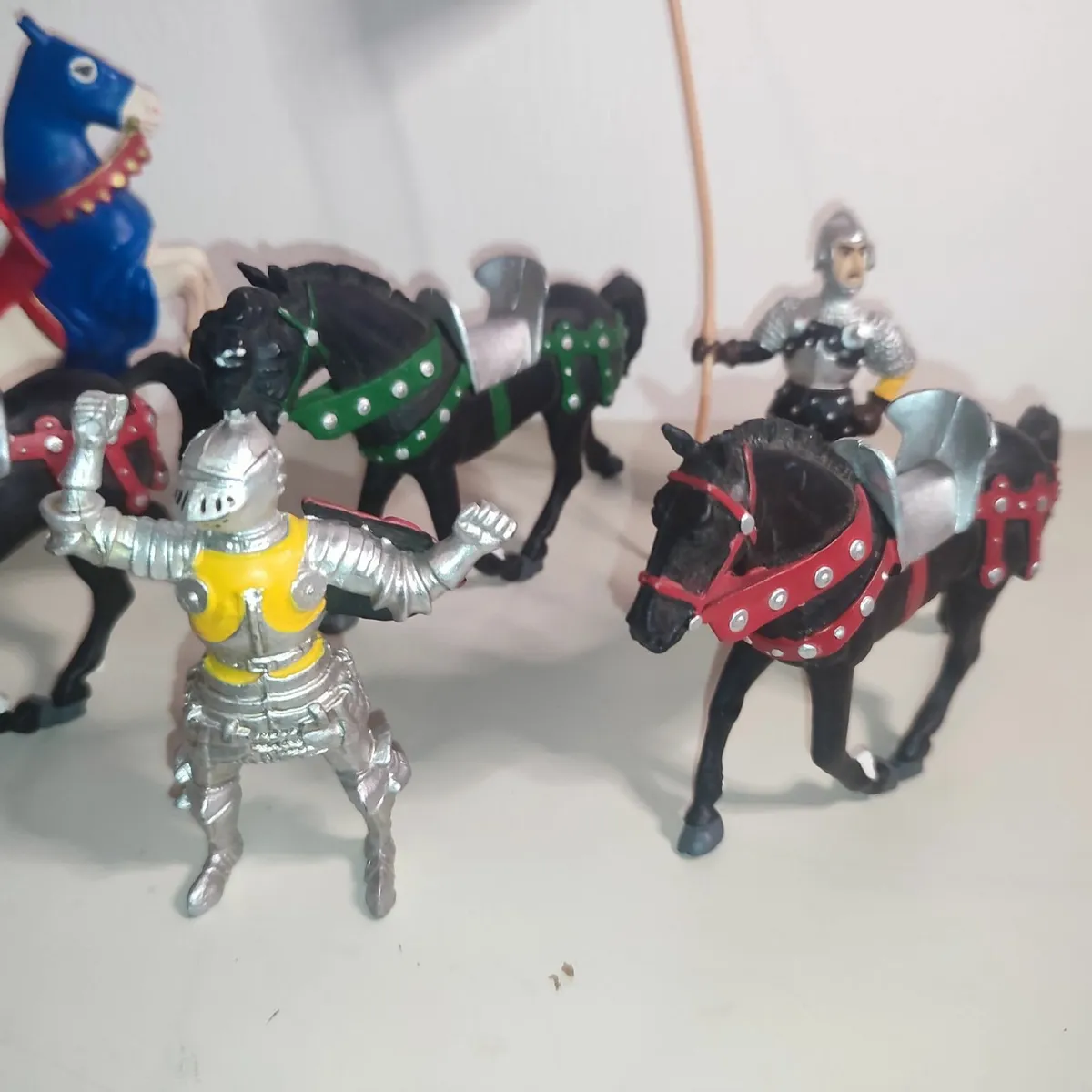 Collection Of Plastoy Vintage Horses And Knights - Image 2