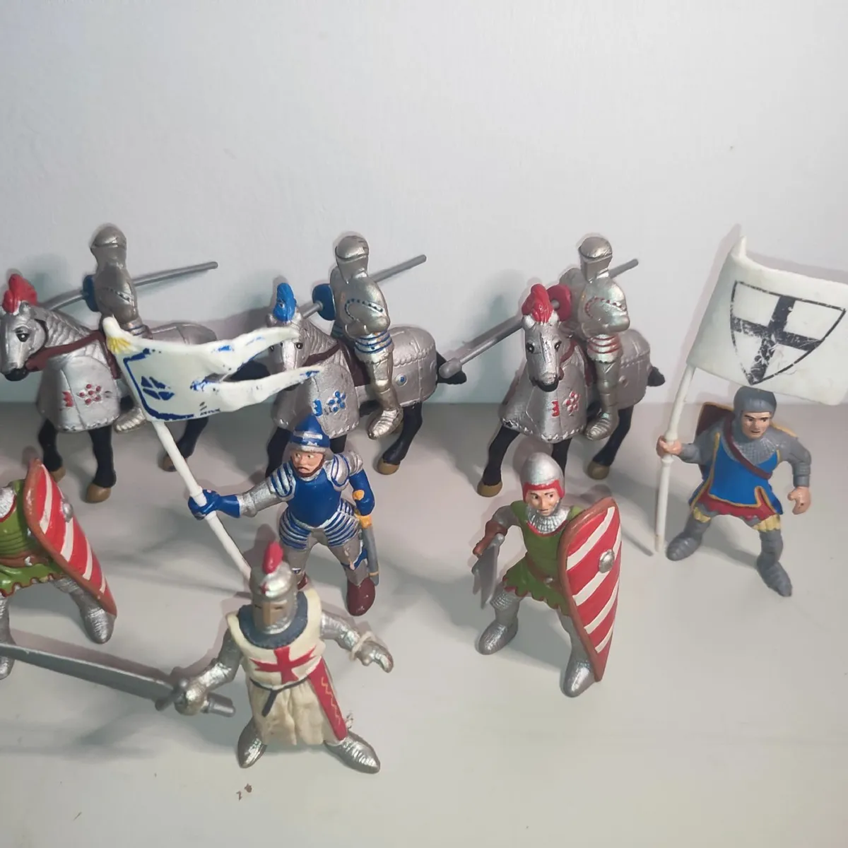 Collection Of Bullyland Jousting Knights + Horses - Image 3