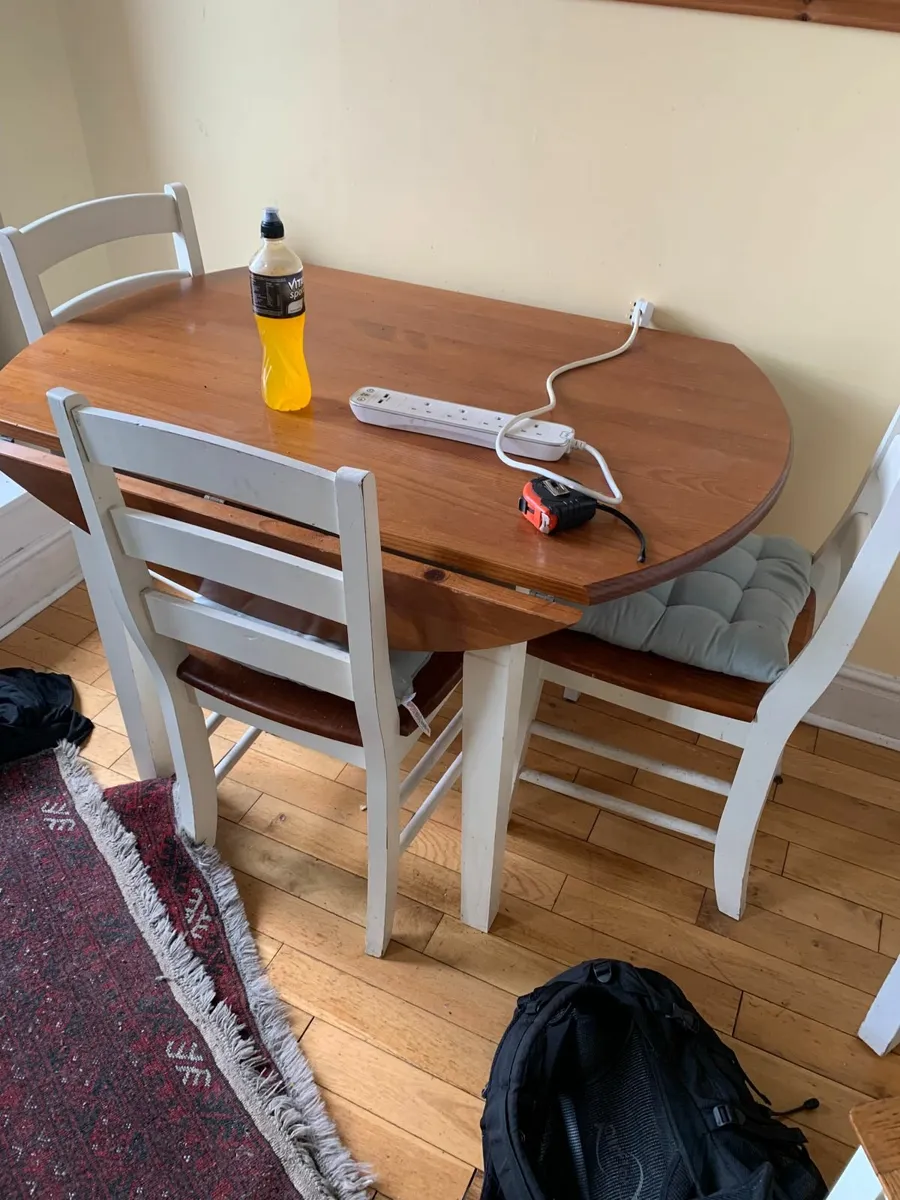 Table & 4 Chairs - Image 1