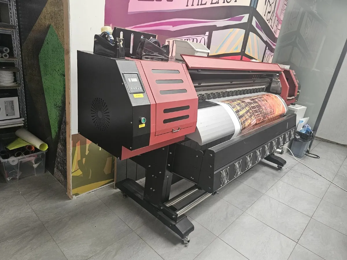 2 WORKING SOLVENT PRINTERS FOR SALE – READY TO GO - Image 2