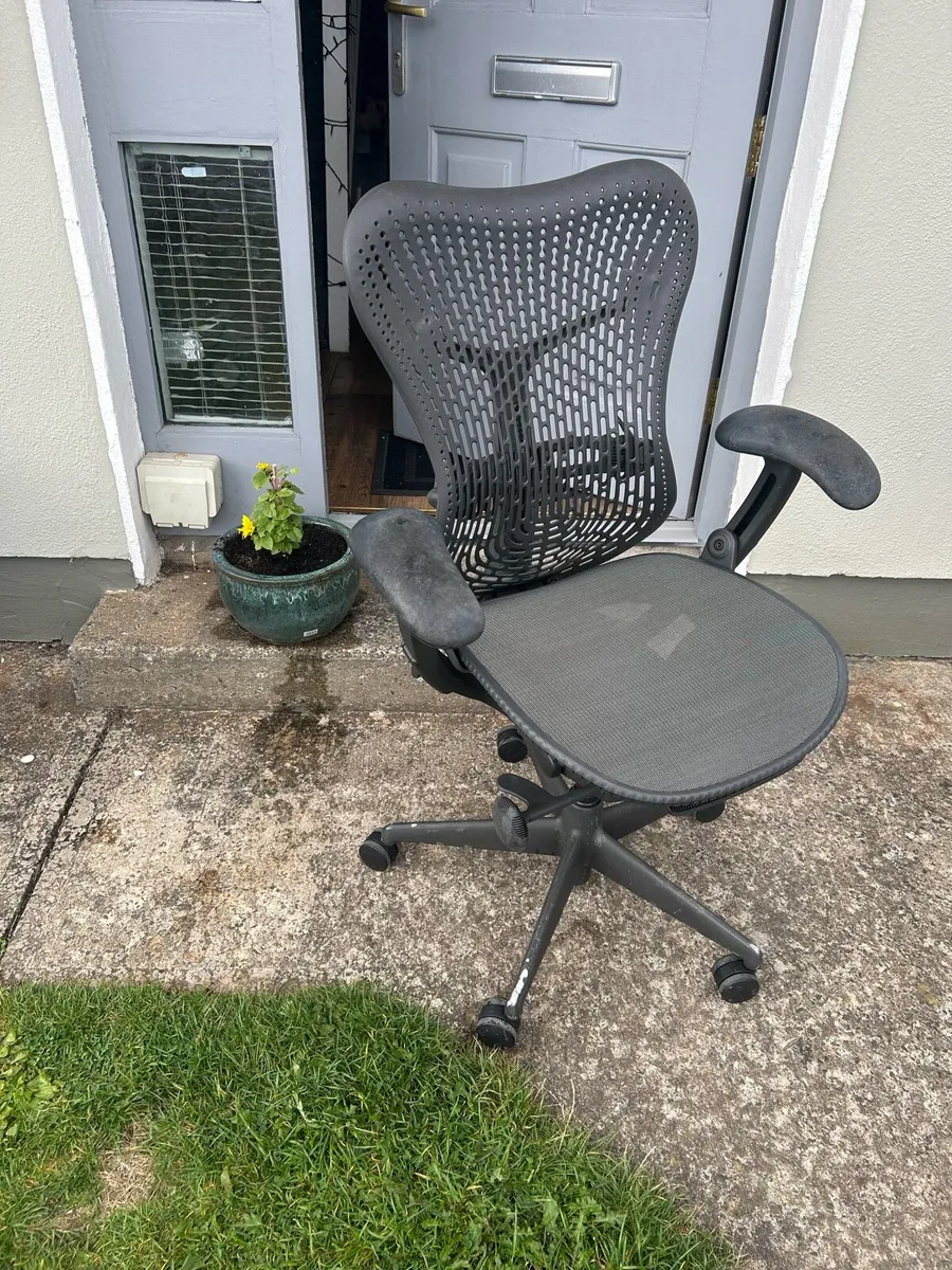 Herman Miller Mirra Graphite Chair Fully Loaded - Image 1