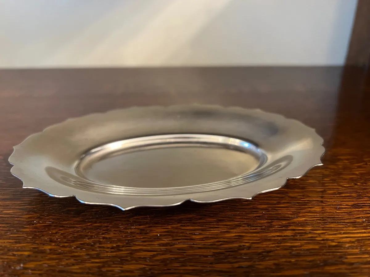 Silver-Plated Serving Tray - Image 1
