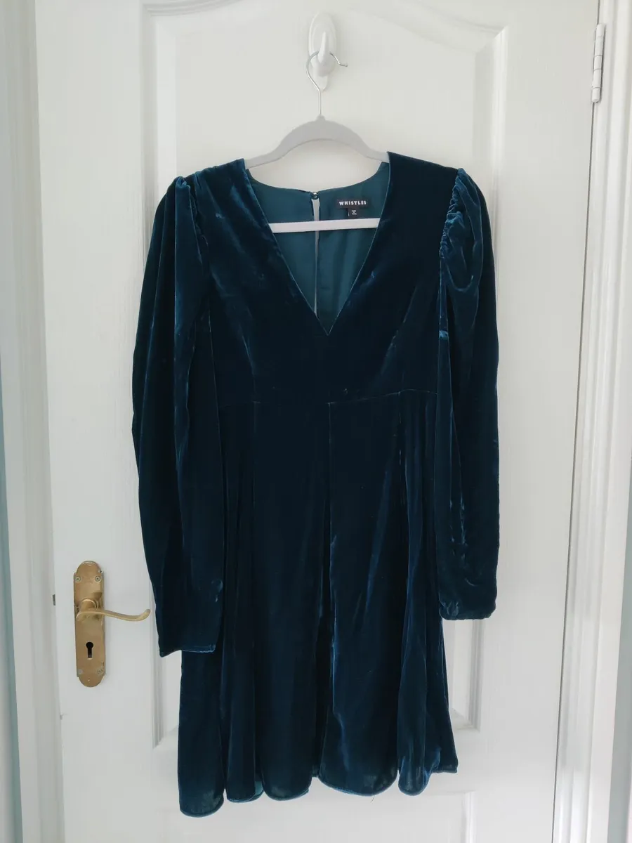 Whistles Teal Party Dress - Image 2