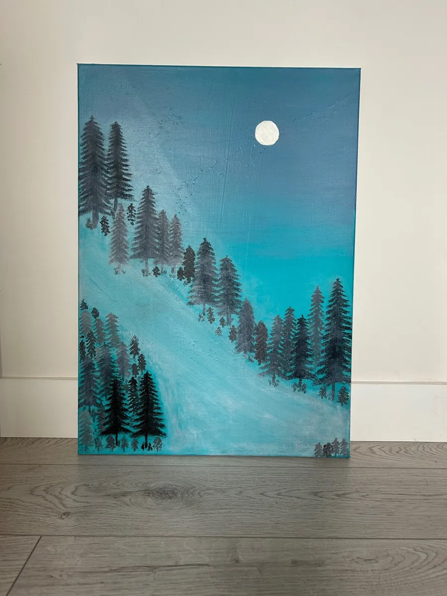 Mystic forest painting - Image 1
