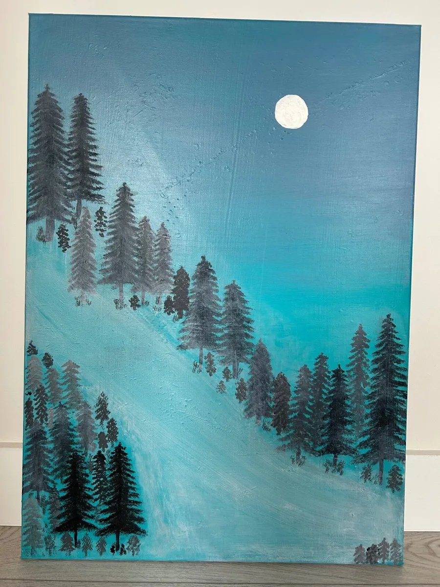 Mystic forest painting - Image 3