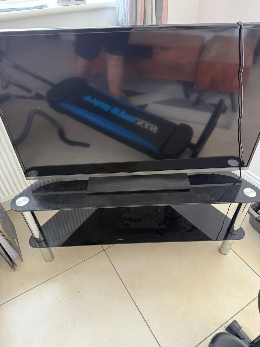 Glass TV Table