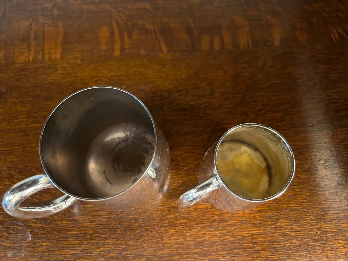 Silver-Plated Tankards - Image 2