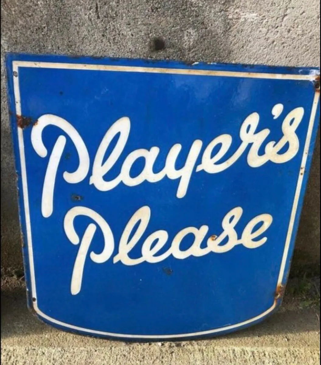Enamel players, Sign - Image 1