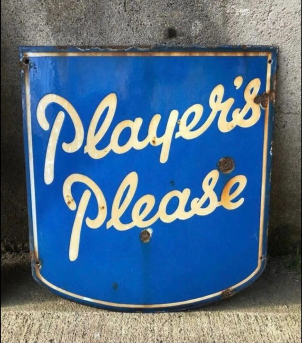 Enamel players, Sign - Image 2