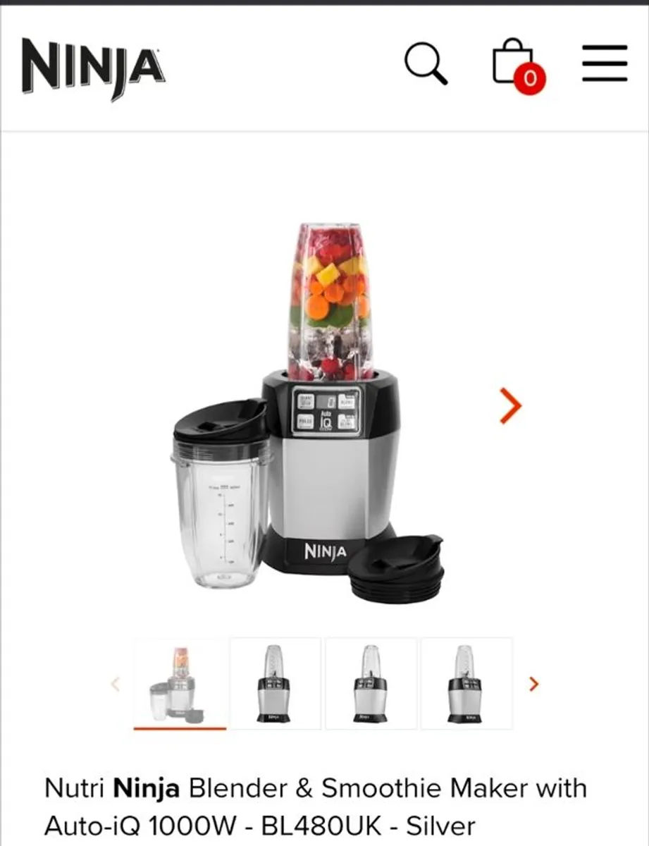 Ninja Auto IQ 1000w blender - Image 1