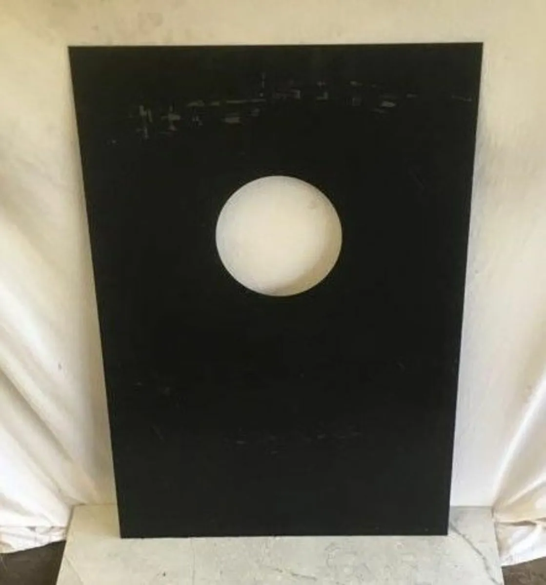 Steel Stove Back Plate with cut out for 6" pipe - Image 2