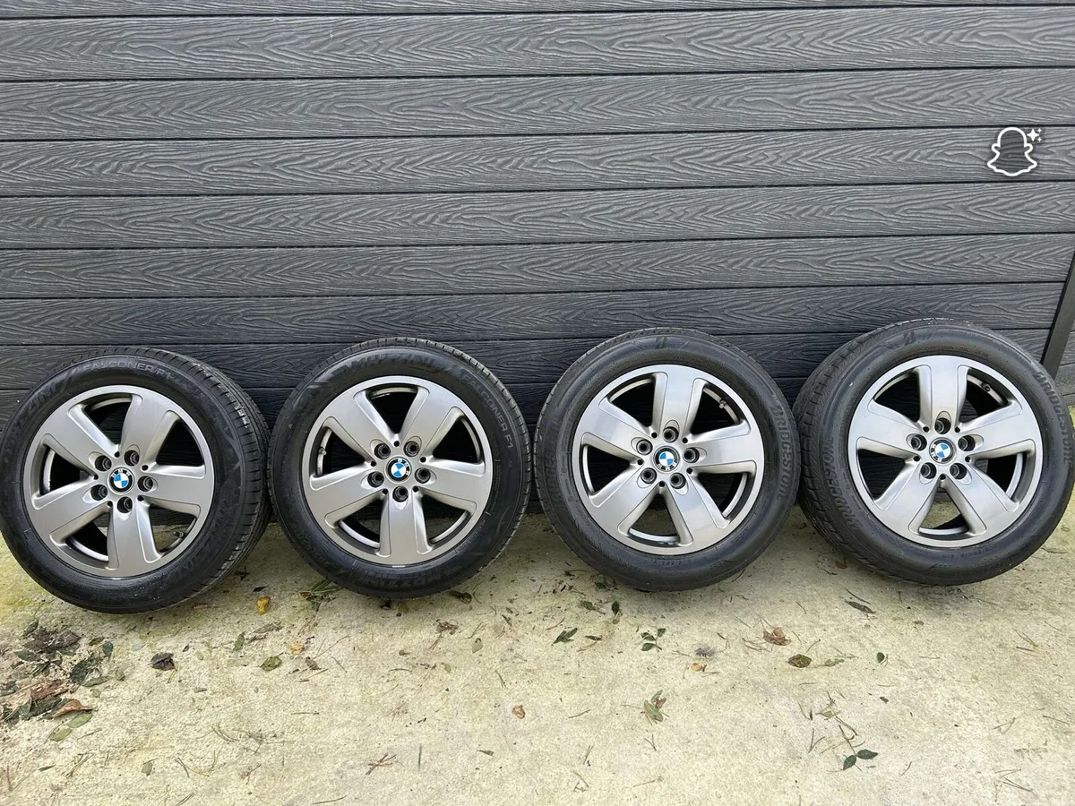 16” GENUINE BMW X1 ALLOY WHEELS - Image 2