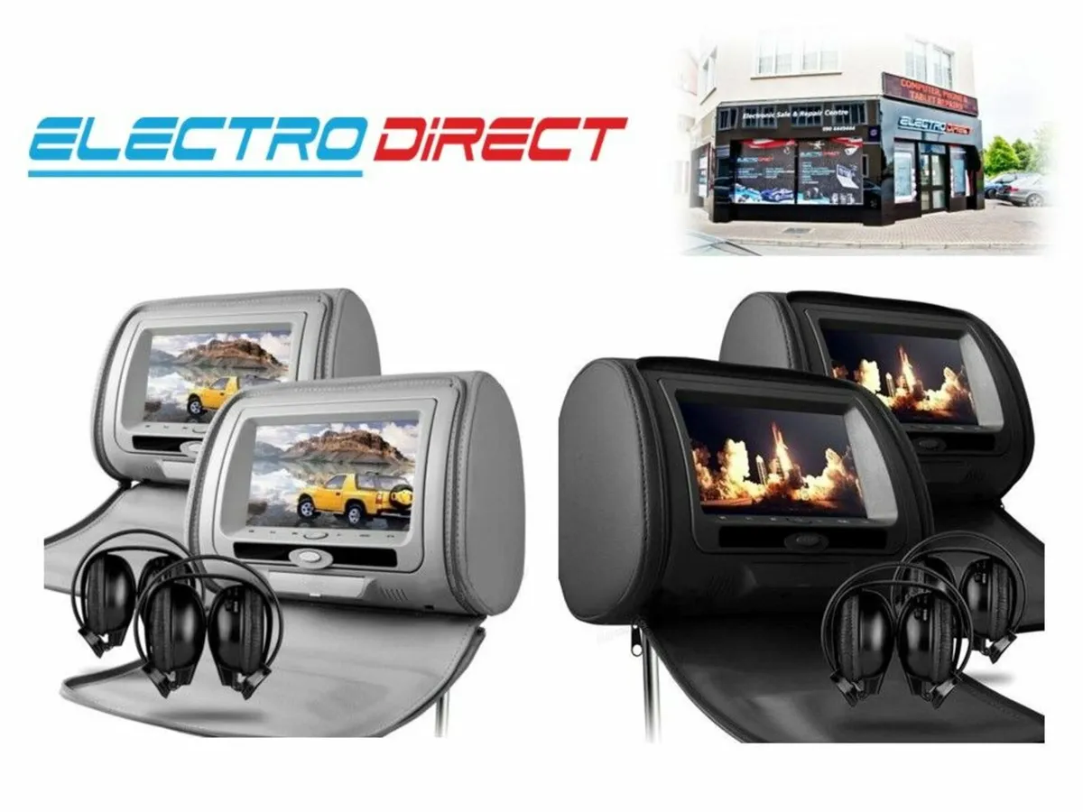 Car Headrest Monitors - Various Car Models - Image 1