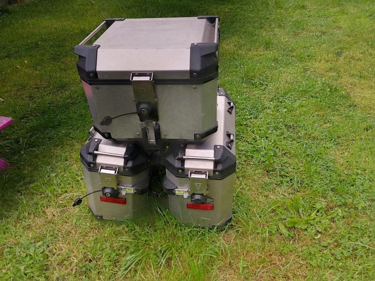 Original Panniers and Top box for Triumph Tiger - Image 1