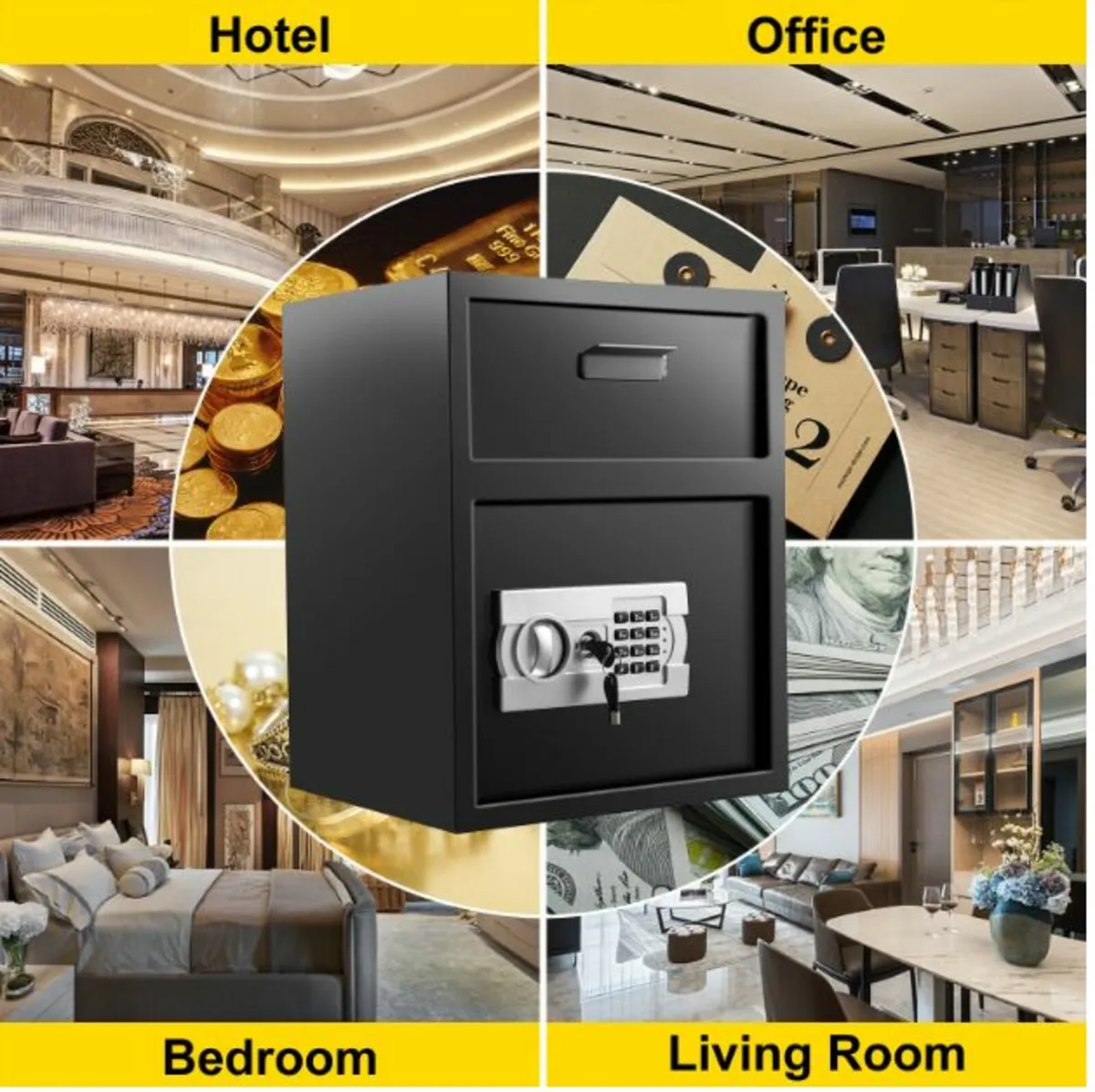 70L Digital Depository Safe Electronic Code Lock - Image 2