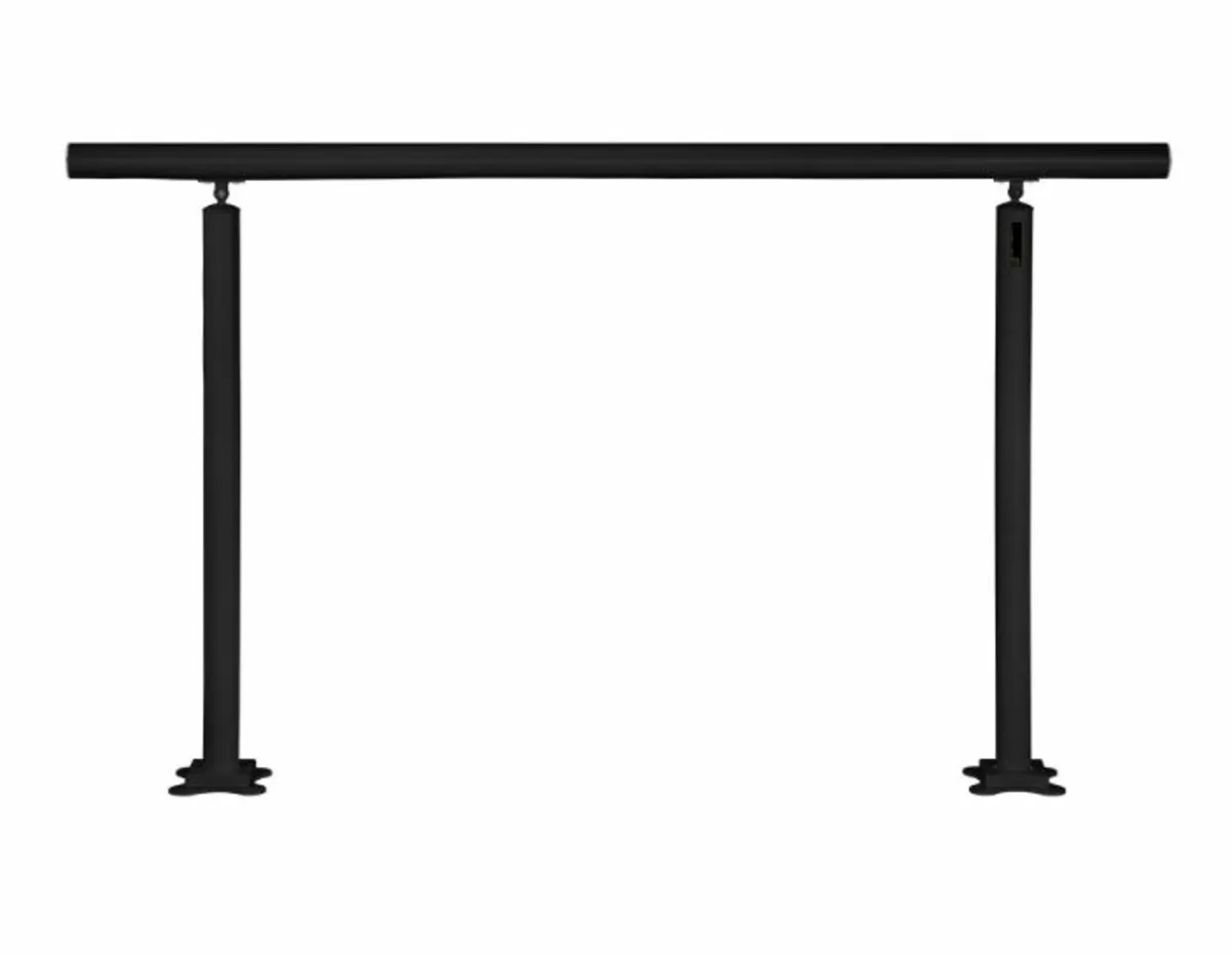 5 FT Aluminum Handrails for Outdoor 0-5 Steps - Image 2