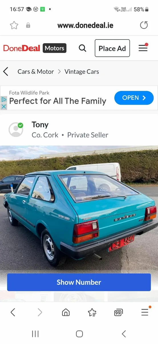 Nissan Cherry 1982 - Image 2