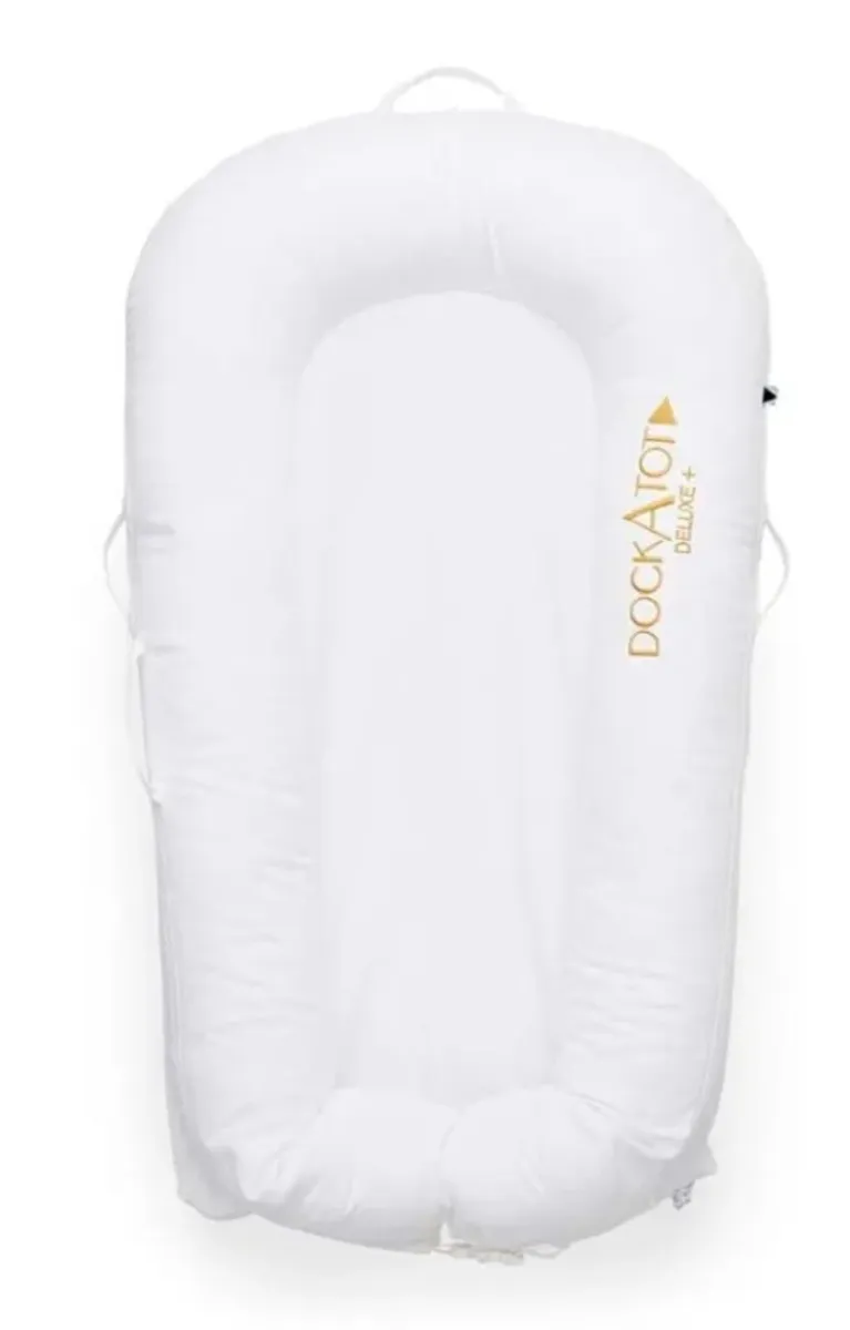 Dockatot Dock Delux Peestige white baby nest - Image 1