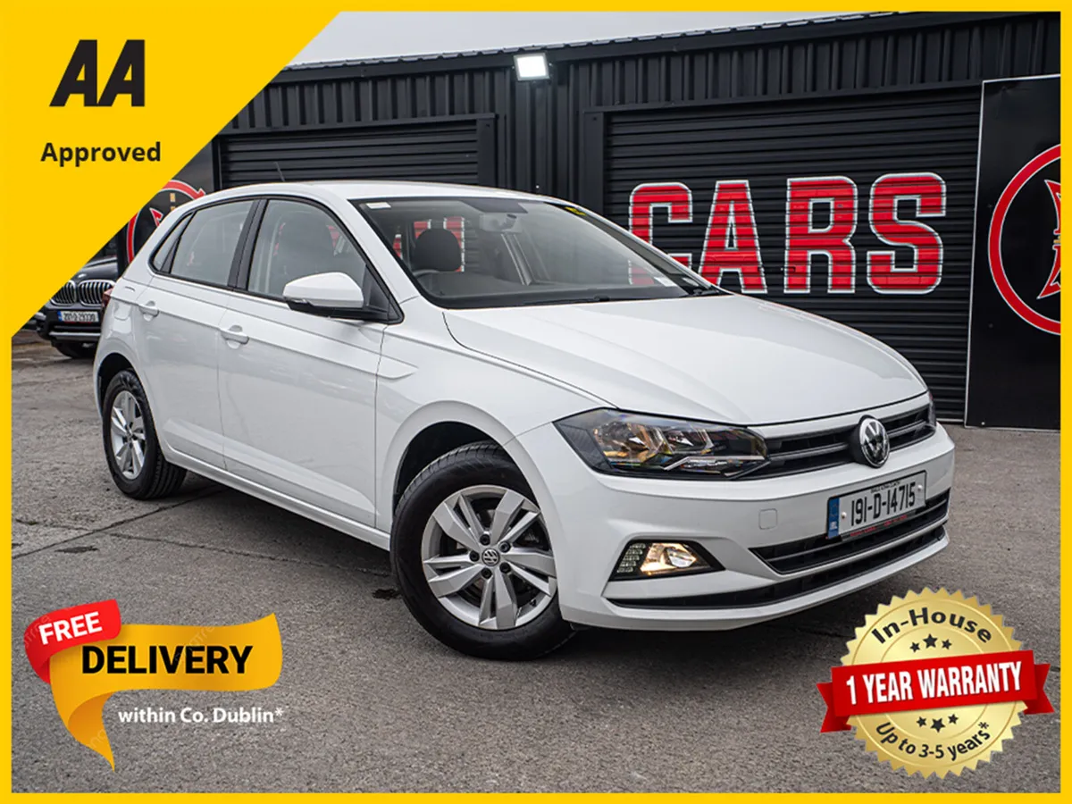 2019 VW Polo 1.0/Irish car/Low kms/1yr warran - Image 1
