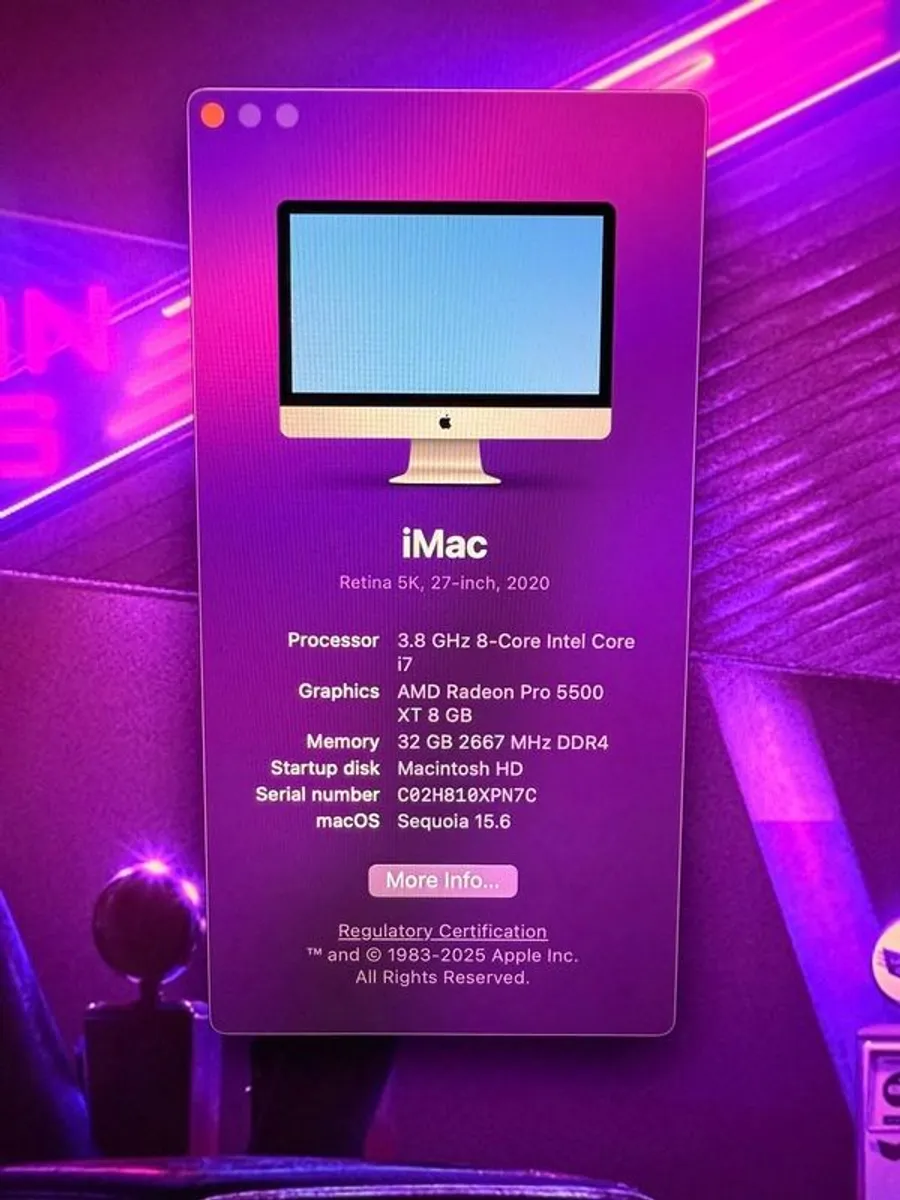 iMac 5K Retina 27 inch 2020 Intel - Image 2