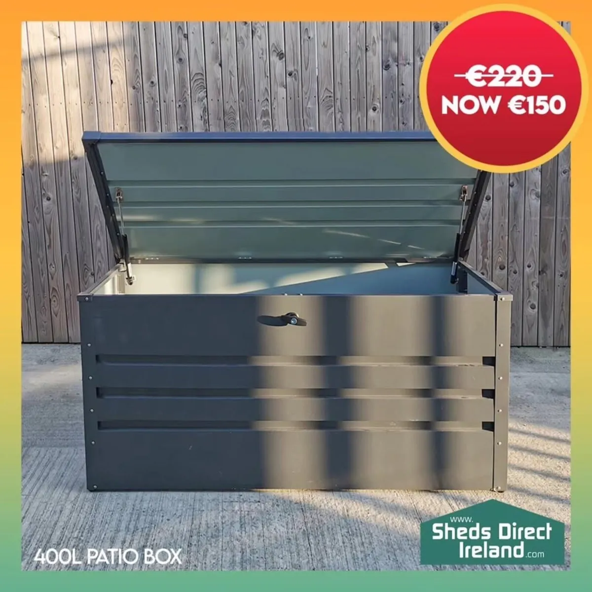 Patio Storage Box (400L) - Image 1