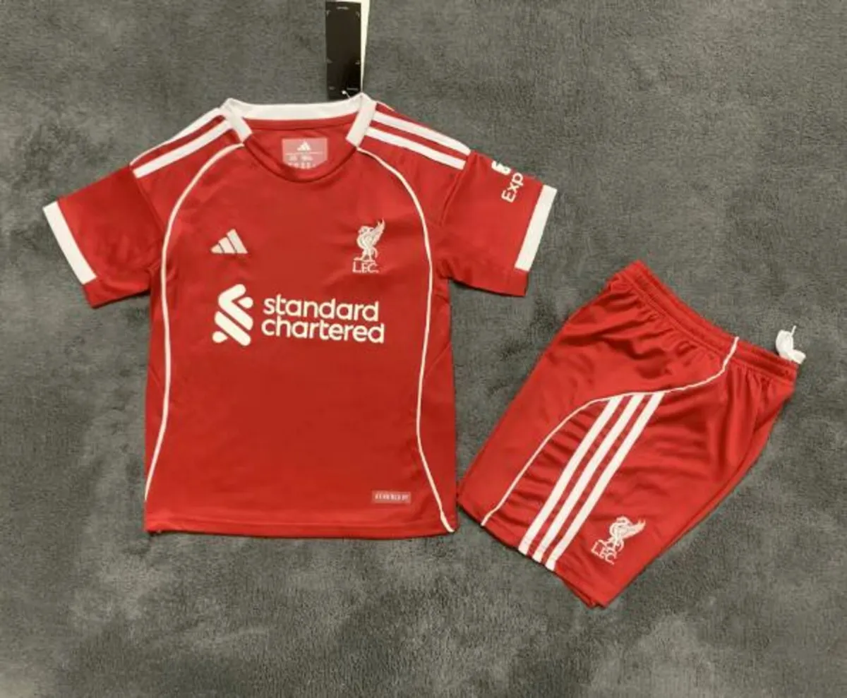Liverpool home, away kid sizes - Image 2