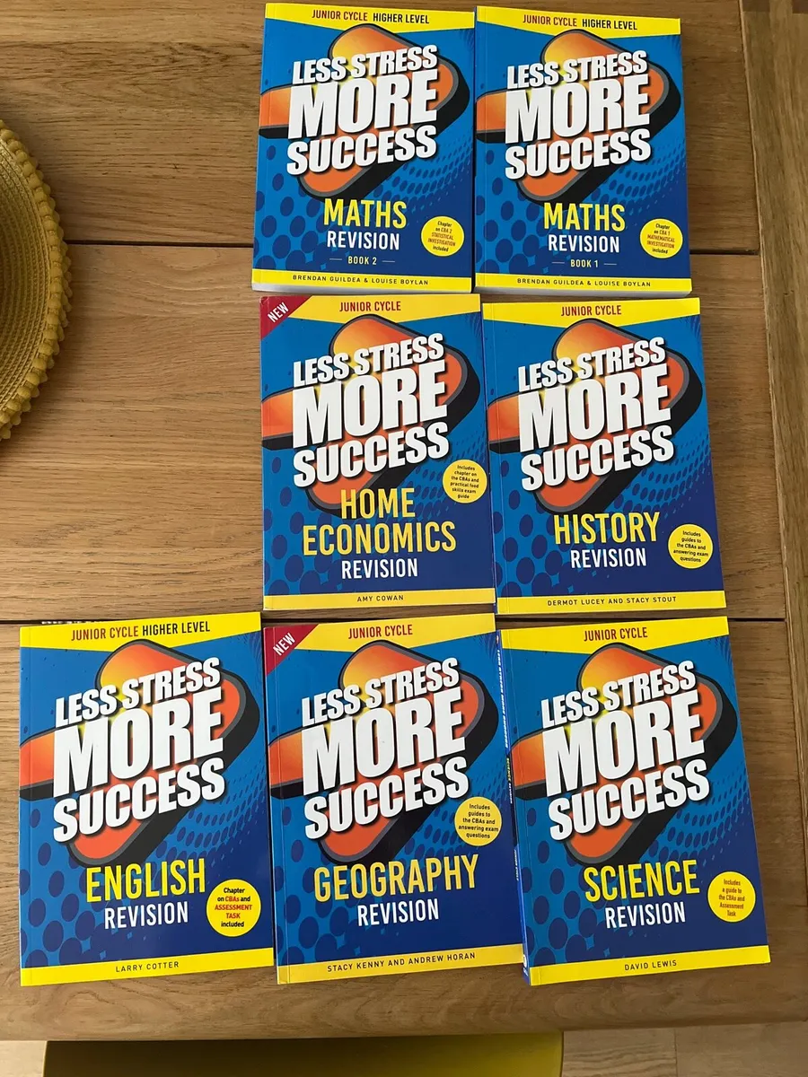 Junior cert Study  aids, Less Stress More Success