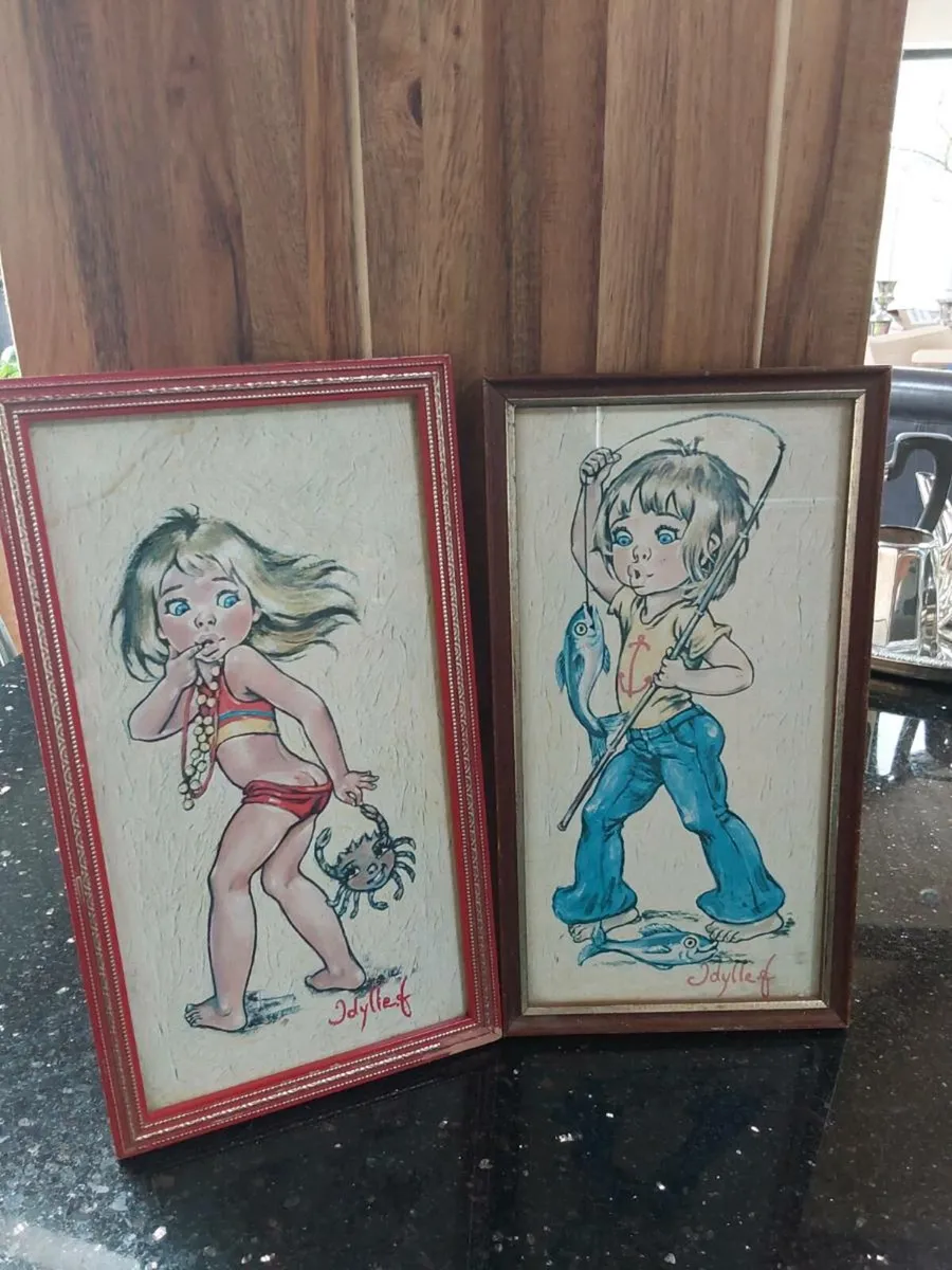 Two Jolylle Idylle framed prints - Image 1