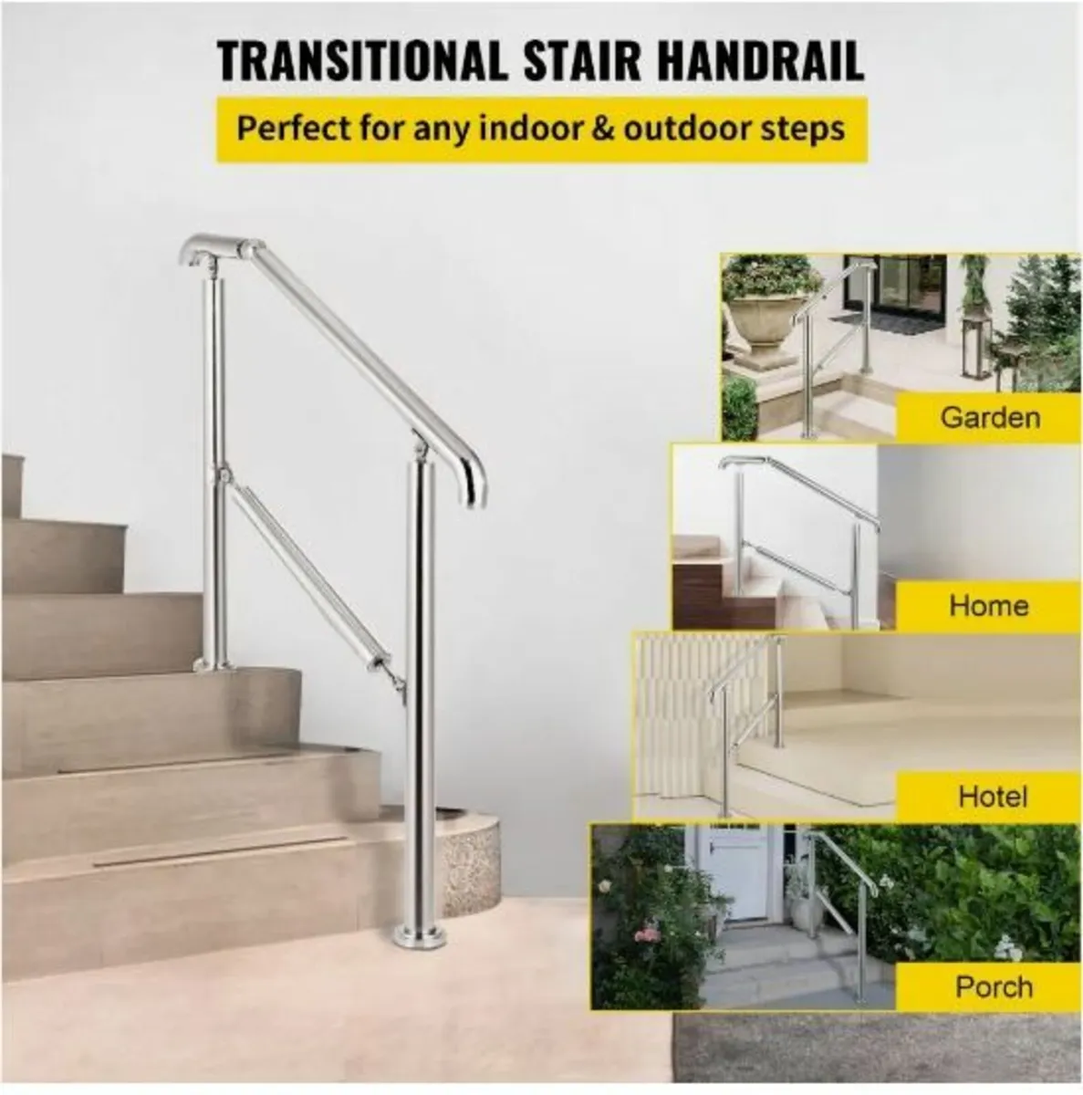 3 Step Railing Stainless Steel - Image 3