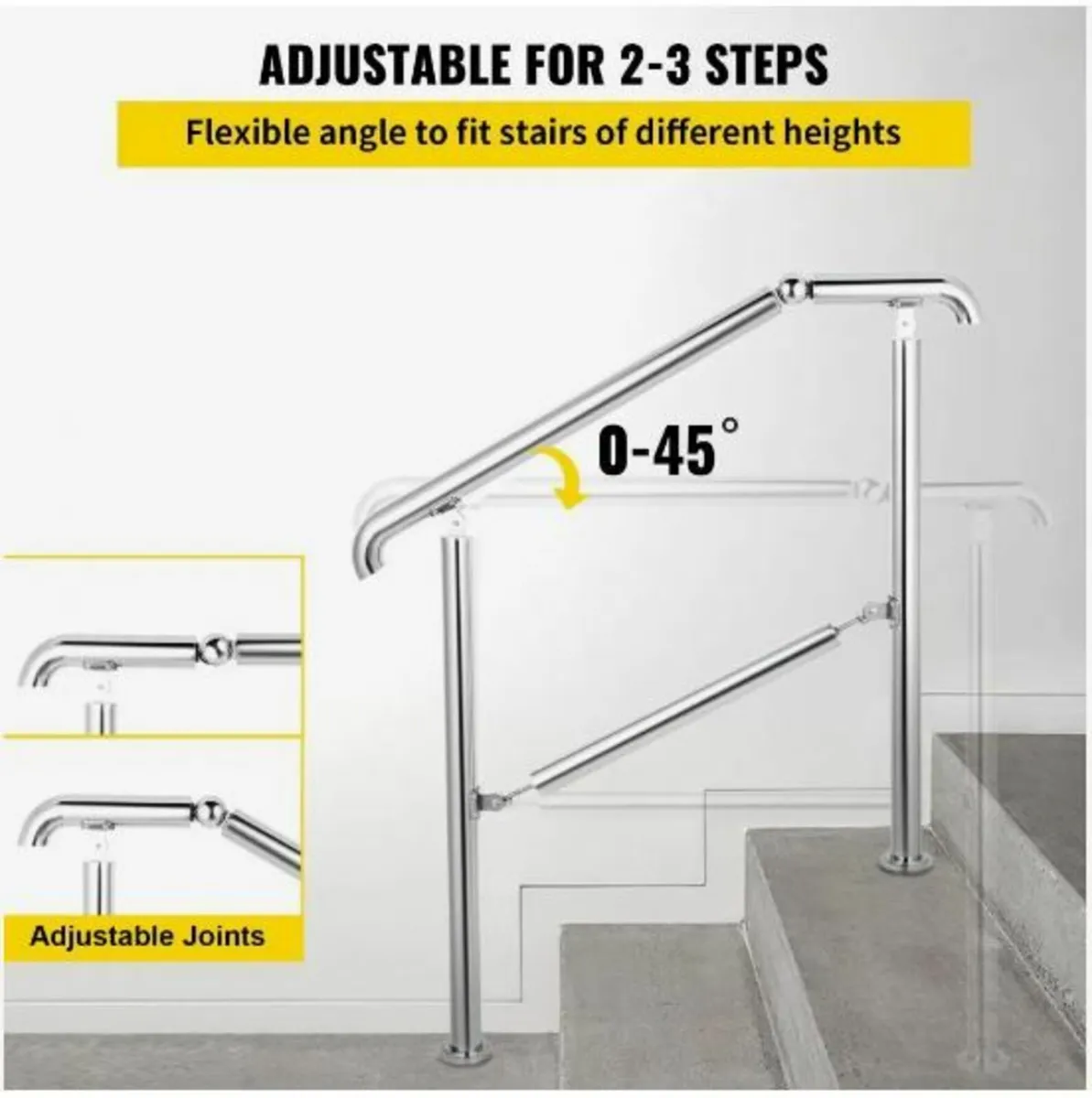 3 Step Railing Stainless Steel - Image 4