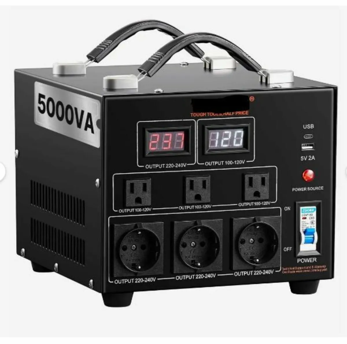 Voltage Converter Transformer, 5000VA - Image 1