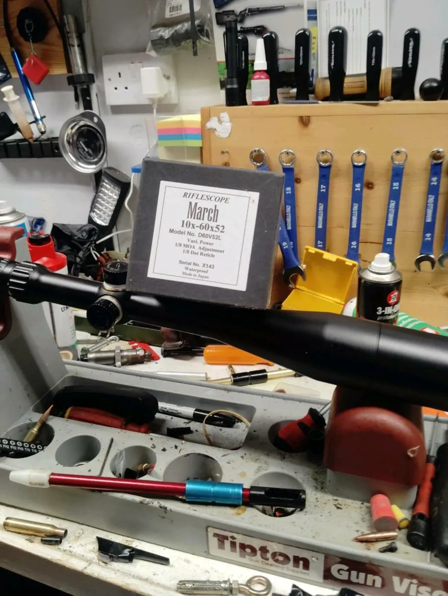 March rifle scope 10-60x52 and NS - Image 1